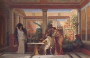 Alma-Tadema, Sir Lawrence Gustave Boulanger,The Rehearsal in the House of the Tragic Poet (mk23) USA oil painting artist